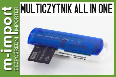 Multiczytnik kart czytnik MICRO SD MMC M2 MS DUO