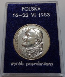 Jan Pawel Ii Polska 1983 Medal Piorku 6483702235 Oficjalne Archiwum Allegro