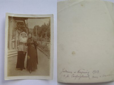 KRYNICA 1913 - STARE FOTO PAMIĄTKOWE