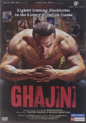 GHAJINI (DVD) BOLLYWOOD: Aamir Khan, Asin