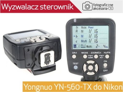 Wyzwalacz sterownik Yongnuo YN-560-TX Nikon Wwa