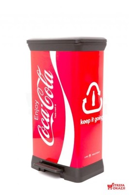 KOSZ na ŚMIECI pojemnik odpady Coca - Cola CURVER - 6010231572 - oficjalne  archiwum Allegro