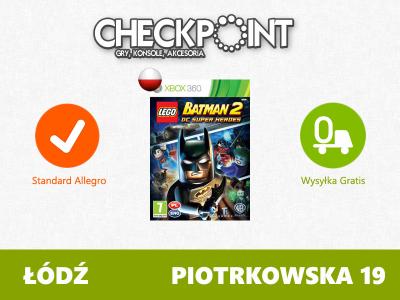 LEGO BATMAN 2 PL NOWA X360 24H @ CHECKPOINT ŁÓDŹ