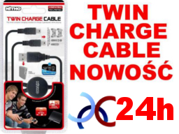 PS3 Przewód Kabel Podłączeniowy TwinCable Nitho 3m