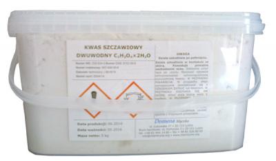Kwas szczawiowy dwuwodny etanodiowy min.99,5% 5 kg