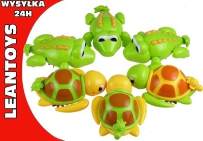 Urocze zabawki do kąpieli krokodyl żółw naciągane