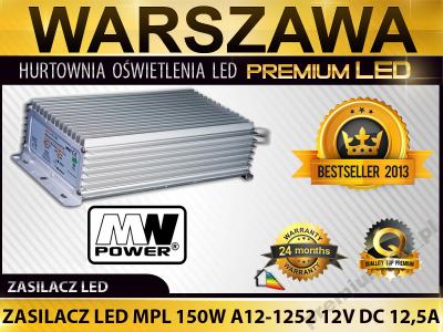 Zasilacz LED mpl-150-12 12V 150W 12A IP67 Warszawa