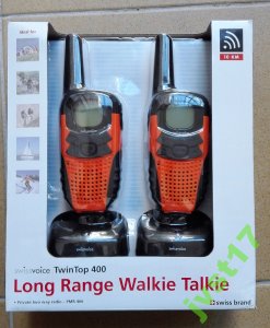 krótkofalówka walkie talkie swissvoice twintop 400 - 6455541961 - oficjalne  archiwum Allegro