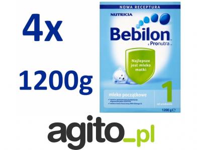 BEBILON 1 mleko początkowe PRONUTRA  4 x 1200 g