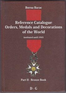 Katalog - medale, ordery i dekoracje.., Tom II