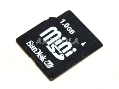 Karta pamięci miniSD 1GB