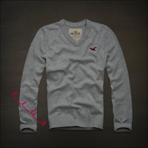 Hollister______Grey sweater_V-neck_S