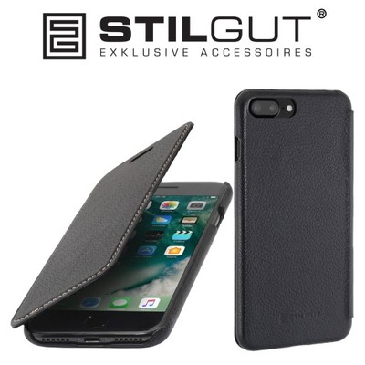 Etui iPhone 7 Plus czarne Apple skórzane StilGut
