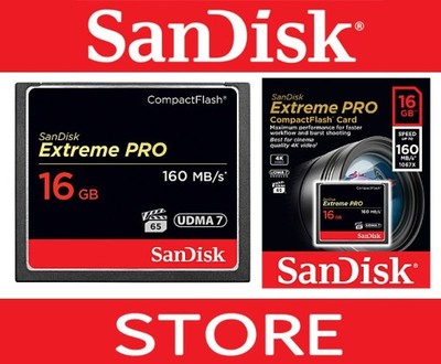 SanDisk CF Extreme PRO 16GB UDMA7 160MB/s