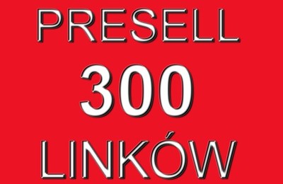Pozycjonowanie 300 linków Presell