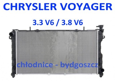 Chłodnica Wody Chrysler Voyager 3.3 V6 3.8V6 01-05 - 6606333609 - Oficjalne Archiwum Allegro