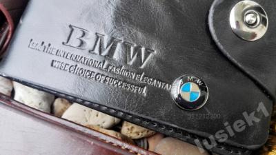 BMW PORTFEL MĘSKI CZARNY LOGO NOWY DLA FANA BMW ! - 5655816504 - oficjalne  archiwum Allegro