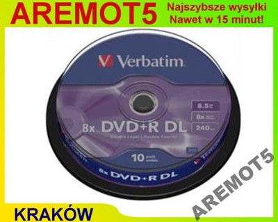 VERBATIM DVD+R DL 8,5GB MMK-003 XBOX 1szt+ GRATISY