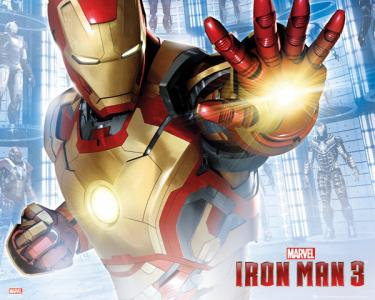 Iron Man 3 - Atak - plakat 50x40 cm