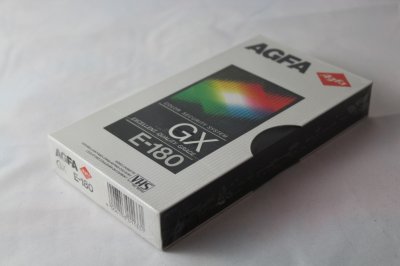Agfa GX E-180 VHS CASSETTA VIDEO nuovo e sigillato 