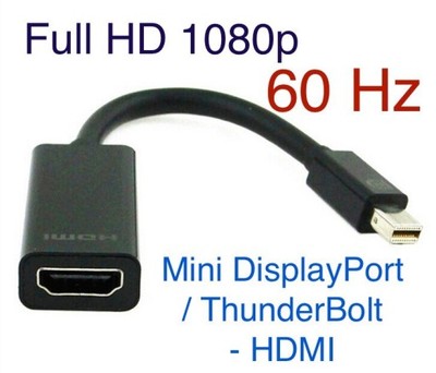 Adapter Mini DisplayPort - HDMI, Thunderbolt, 60Hz
