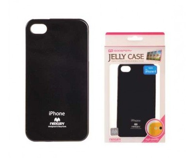 Etui MERCURY Jelly Case iPHONE 4/4S + 2XFOLIA