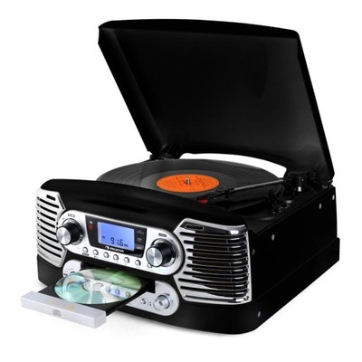 RTT-885BK Gramofon z CD USB UKW MP3 Retro -190zł