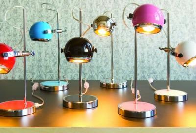 Nowoczesna Lampa stołowa Mini Retro kolory