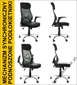 Fotel obrotowy biurowy krzesło obrotowe ZH-376