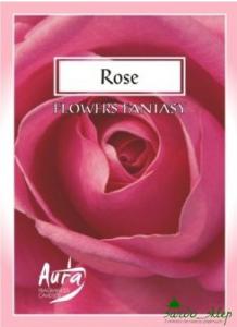 Róża rose zapach podgrzewacz kpl.6 świeczek świeca