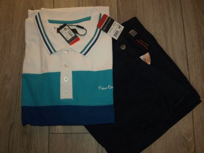 Pierre Cardin ZESTAW 3XL Koszulka Polo + Spodenki