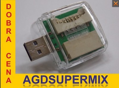 CZYTNIK KART PAMIĘCI USB-SD MMC, MINI SD, MS DUO