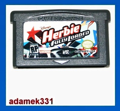 Herbie Fully Loaded gra na Game Boy Advance