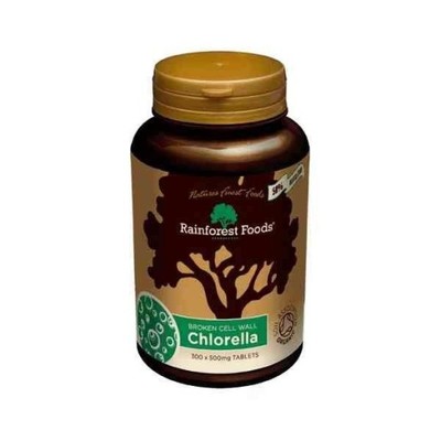 Chlorella BIO  (300 tabletek x 500 mg), Rainforest