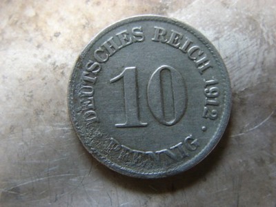 10 pfennig 1912 Niemcy (45M)