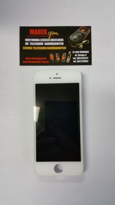 biały ORYGINAŁ DOTYK +LCD WYSWIETLACZ iPHONE 5 S