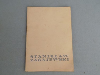 Stanisław Zagajewski broszura z autografem 1974