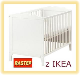 Łóżeczko łóżko dziecięce IKEA HENSVIK białe DREWNO - 5912864013 - oficjalne  archiwum Allegro