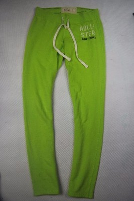 Hollister super zgrabne dresy neon spodnie slim S
