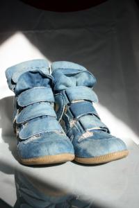 Jeansowe sneakersy jak Isabel Marant 37 koronka - 5668725405 - oficjalne  archiwum Allegro