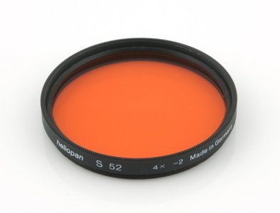 Heliopan Orange 52mm do fotografii czarno-białej