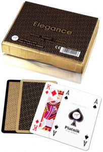 PIATNIK ELEGANCE 2224 karty 2talie brydż poker WBM