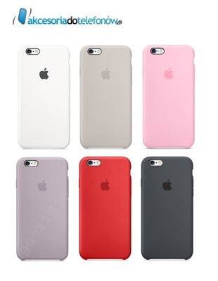 Oryginalne etui silikonowe Apple iPhone 6 6s Plus - 6385222957 - oficjalne  archiwum Allegro