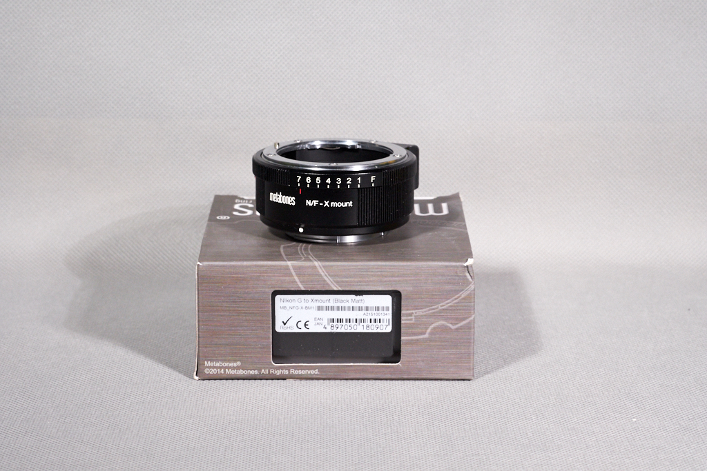Metabones adapter Nikon G do Fujifilm X