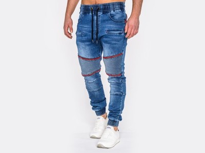 A-F spodnie męskie jeans jogger  SP020 L