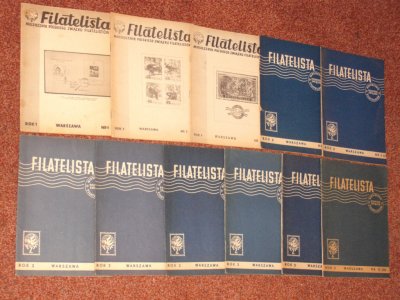 Filatelista 1954/55 pojedyncze nr.