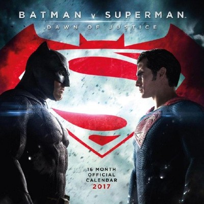 Batman vs Superman Dawn of Justice Kalendarz 2017