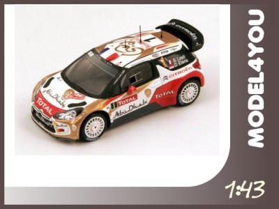 SPARK Citroen DS3 WRC #1 Sebastien Loeb 1:43