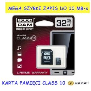 KARTA PAMIĘCI 32GB do HTC Desire 500 CLASS 10 - 3620457095 - oficjalne  archiwum Allegro