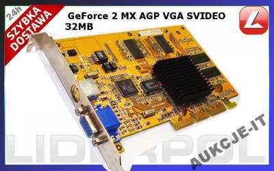 GeForce2 MX200 VGA AGP MVGA-NVG11AL(200) 32MB W/TV